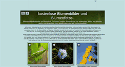 Desktop Screenshot of kostenlose-blumenfotos.de